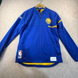 Adidas Golden State Warriors NBA Youth Jacket Blue Full Zip Champion X4 Large 18